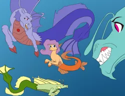 Size: 3300x2550 | Tagged: artist:feroxultrus, clothes, contest, derpibooru import, hippocampus, hungry, mermaid, merpony, oc, ocean, safe, siren, siren oc, territorial, underwear, unofficial characters only