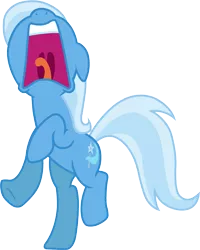 Size: 1504x1878 | Tagged: safe, artist:davidsfire, derpibooru import, trixie, pony, unicorn, to where and back again, female, mare, nose in the air, open mouth, screaming, simple background, solo, transparent background, uvula, vector