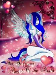 Size: 1024x1365 | Tagged: anthro, artist:animechristy, barefoot, clothes, derpibooru import, dress, feet, female, high heels, oc, oc:sapphire heart song, plantigrade anthro, safe, solo, unofficial characters only, valentine's day