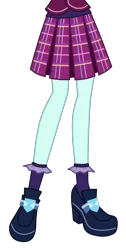 Size: 3000x5947 | Tagged: safe, artist:teentitansfan201, derpibooru import, edit, vector edit, sunny flare, equestria girls, absurd resolution, clothes, cropped, crystal prep academy uniform, legs, pictures of legs, school uniform, shoes, simple background, socks, solo, transparent background, vector