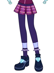 Size: 3404x4647 | Tagged: safe, artist:teentitansfan201, derpibooru import, edit, vector edit, sugarcoat, equestria girls, absurd resolution, clothes, cropped, crystal prep academy uniform, legs, pictures of legs, school uniform, shoes, simple background, socks, solo, transparent background, vector