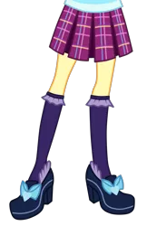 Size: 3000x4643 | Tagged: safe, artist:teentitansfan201, derpibooru import, edit, vector edit, sour sweet, equestria girls, absurd resolution, clothes, cropped, crystal prep academy uniform, legs, pictures of legs, school uniform, shoes, simple background, socks, solo, transparent background, vector