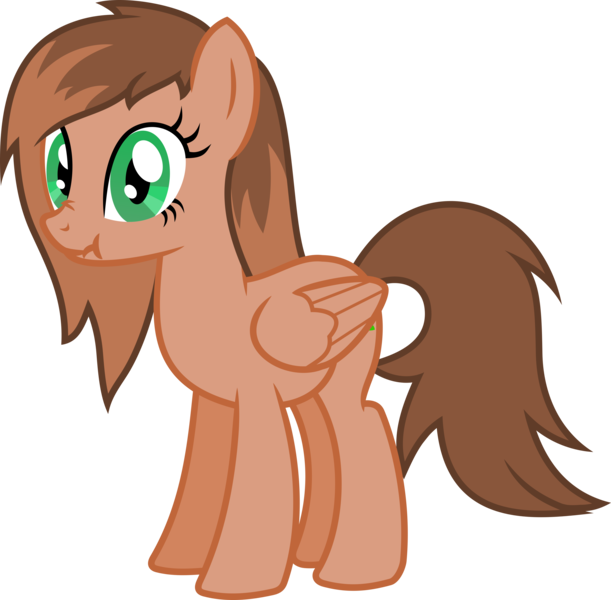 Size: 4186x4108 | Tagged: safe, artist:peahead, derpibooru import, oc, oc:kathrine, unofficial characters only, pegasus, pony, absurd resolution, green eyes, scrunchy face, show accurate, simple background, solo, transparent background, vector