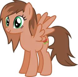 Size: 4842x4753 | Tagged: safe, artist:peahead, derpibooru import, oc, oc:kathrine, unofficial characters only, pegasus, pony, absurd resolution, cutie mark, green eyes, show accurate, simple background, smiling, solo, spread wings, transparent background, vector