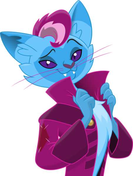 Size: 2000x2655 | Tagged: abyssinian, abyssinianized, anthro, artist:stjonal, cat, catified, derpibooru import, male, my little pony: the movie, oc, oc:parcly taxel, palette swap, recolor, safe, simple background, solo, species swap, transparent background, unofficial characters only, vector