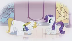 Size: 1280x720 | Tagged: safe, derpibooru import, screencap, prince blueblood, rarity, pony, the ticket master, female, imagine spot, male, prince blueblood gets all the mares, rariblood, shipping, straight