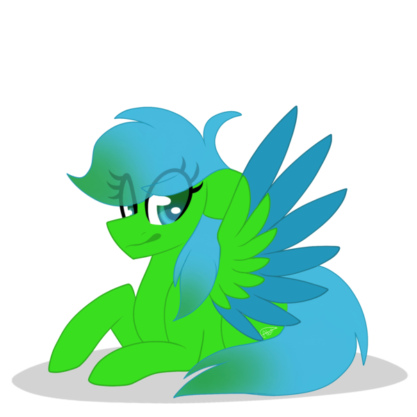 Size: 2048x2048 | Tagged: safe, artist:umiimou, derpibooru import, oc, oc:sunshine heart, unofficial characters only, pegasus, pony, female, high res, mare, prone, simple background, solo, transparent background