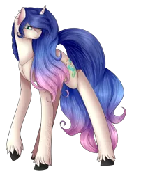 Size: 1965x2429 | Tagged: safe, artist:midfire, derpibooru import, oc, oc:jewel music, unofficial characters only, pony, unicorn, female, mare, simple background, solo, transparent background