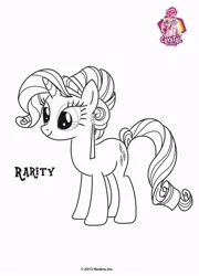 Size: 568x788 | Tagged: safe, derpibooru import, official, princess cadance, rarity, crystal pony, pony, coloring page, crystallized, pdf
