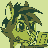Size: 100x100 | Tagged: artist:kelvin shadewing, barely pony related, derpibooru import, dragon, male, monochrome, nintendo ds, oc, oc:teric, oc:teric dragon, pixel art, safe, unofficial characters only