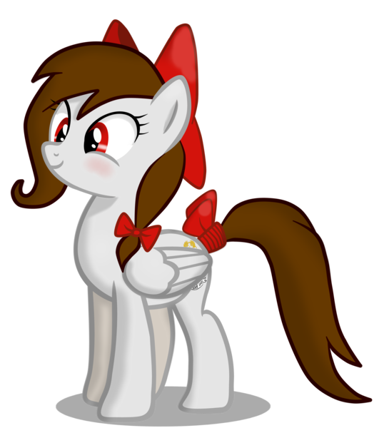 Size: 4000x4405 | Tagged: safe, artist:rsa.fim, derpibooru import, oc, oc:whisper hope, unofficial characters only, pegasus, pony, absurd resolution, bow, cutie mark, female, mexican, red eyes, ribbon, simple background, solo, tail bow, tail wrap, transparent background, unitárium, vector