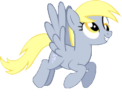 Size: 747x638 | Tagged: safe, artist:xigger, derpibooru import, derpy hooves, pegasus, pony, sonic rainboom (episode), .svg available, animated, cute, derpabetes, flying, gif, grin, simple background, smiling, solo, transparent background, vector