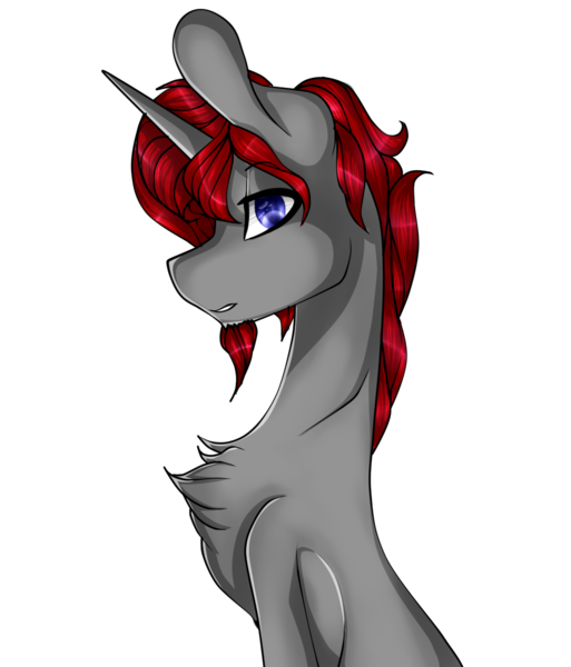 Size: 949x1109 | Tagged: safe, artist:xxmissteaxx, derpibooru import, oc, oc:heart berry, unofficial characters only, pony, unicorn, art trade, blue eyes, facial hair, goatee, looking at you, male, red hair, simple background, solo, stallion, transparent background