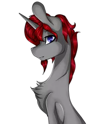 Size: 949x1109 | Tagged: safe, artist:xxmissteaxx, derpibooru import, oc, oc:heart berry, unofficial characters only, pony, unicorn, art trade, blue eyes, facial hair, goatee, looking at you, male, red hair, simple background, solo, stallion, transparent background