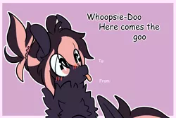 Size: 6000x4000 | Tagged: safe, artist:silverknight27, derpibooru import, oc, oc:silver rose, unofficial characters only, pegasus, pony, absurd resolution, blushing, chest fluff, male, solo, stallion, tongue out, valentine, valentine's day