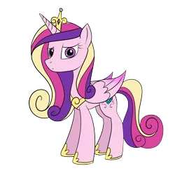 Size: 1564x1544 | Tagged: safe, artist:php47, derpibooru import, princess cadance, alicorn, pony, cadance is not amused, judging you, looking at you, simple background, solo, transparent background