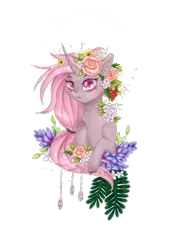 Size: 1000x1400 | Tagged: artist:usagimoon98, derpibooru import, flower, oc, oc:grim, safe, simple background, solo, transparent background, unofficial characters only
