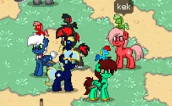 Size: 407x250 | Tagged: safe, artist:ad.revenge, derpibooru import, screencap, oc, oc:bookjangels, oc:downvote, ponified, unofficial characters only, pony, derpibooru, pony town, derpibooru ponified, kek, meta