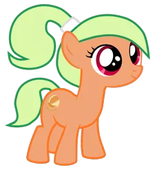 Size: 970x1080 | Tagged: artist:destruct1veg33k, cutie mark, derpibooru import, oc, oc:melon flesh, safe, simple background, solo, transparent background, unofficial characters only, vector