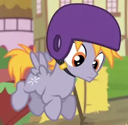 Size: 375x365 | Tagged: safe, derpibooru import, screencap, crackle pop, pony, the cart before the ponies, solo