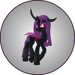 Size: 5000x5000 | Tagged: absurd resolution, artist:lakword, changeling, changeling queen, changeling queen oc, derpibooru import, female, oc, oc:miasma, purple changeling, queen, safe, simple background, solo, transparent background, unofficial characters only