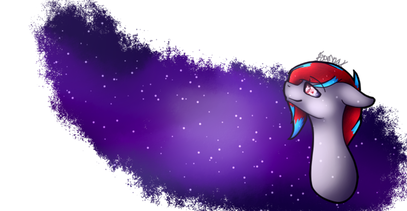 Size: 805x419 | Tagged: safe, artist:sweetmelon556, derpibooru import, oc, unofficial characters only, earth pony, pony, bust, male, night, portrait, solo, stallion