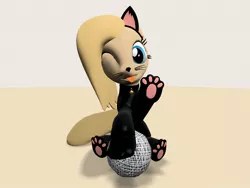 Size: 1400x1050 | Tagged: 3d, artist:soad24k, ball, bell, bell collar, collar, cute, derpibooru import, gmod, kitty suit, oc, oc:backy, safe, solo, unofficial characters only, yarn, yarn ball