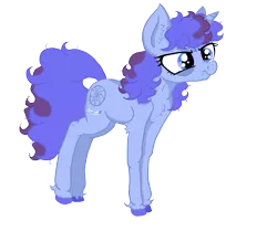 Size: 2125x1780 | Tagged: safe, artist:paskanaakka, derpibooru import, oc, oc:midnight dew, unofficial characters only, pony, unicorn, bags under eyes, chest fluff, colored hooves, ear fluff, frown, grumpy, messy mane, nose wrinkle, scrunchy face, simple background, solo, tired, transparent background, unshorn fetlocks