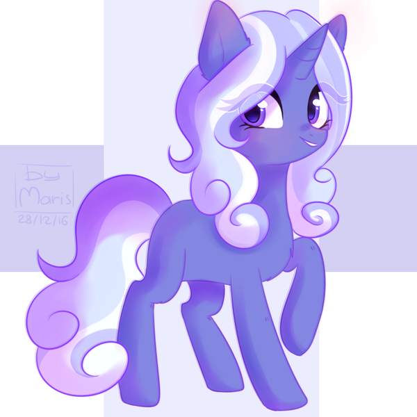 Size: 1024x1024 | Tagged: safe, artist:marisdoodles, derpibooru import, oc, unofficial characters only, pony, unicorn, abstract background, female, mare, solo