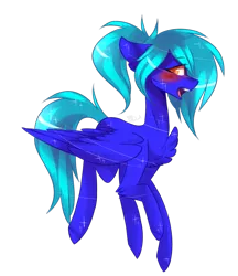 Size: 2011x2329 | Tagged: safe, artist:huirou, derpibooru import, oc, oc:snowbunny, unofficial characters only, pegasus, pony, blushing, female, high res, mare, simple background, solo, transparent background
