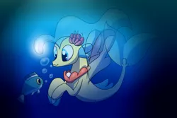 Size: 2743x1828 | Tagged: angler fish, angler seapony, artist:supercoco142, bubble, dead source, derpibooru import, female, fish, glow, my little pony: the movie, princess skystar, safe, seapony (g4), solo, underwater