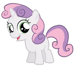 Size: 8007x6956 | Tagged: absurd resolution, .ai available, artist:crimson, cute, derpibooru import, diasweetes, happy, open mouth, safe, simple background, solo, sweetie belle, transparent background, twilight time, vector