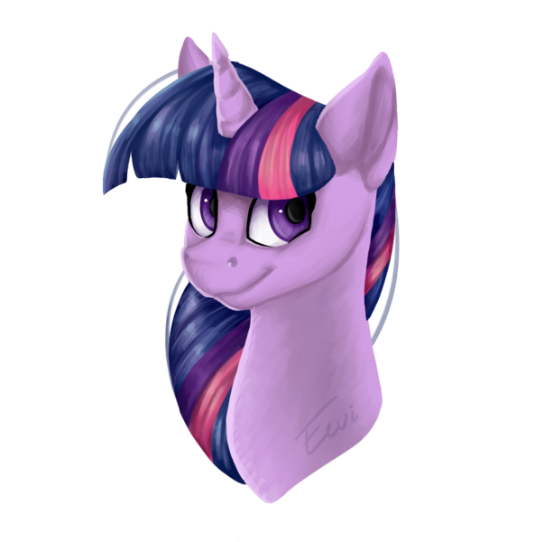 Size: 900x910 | Tagged: safe, artist:eeviart, derpibooru import, twilight sparkle, pony, bust, female, mare, portrait, simple background, solo, transparent background