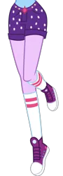 Size: 1746x4877 | Tagged: safe, artist:teentitansfan201, artist:uponia, derpibooru import, edit, vector edit, sci-twi, twilight sparkle, equestria girls, legend of everfree, absurd resolution, clothes, converse, cropped, legs, raised leg, shoes, shorts, simple background, sneakers, socks, solo, transparent background, vector