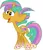 Size: 564x652 | Tagged: safe, artist:cloudyglow, derpibooru import, snails, pony, saiyan, unicorn, cutie mark, dragon ball z, image, jpeg, rainbow power, simple background, solo, vector, white background