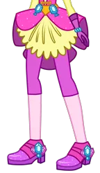 Size: 1254x2179 | Tagged: safe, artist:mixiepie, artist:teentitansfan201, derpibooru import, edit, vector edit, pinkie pie, equestria girls, legend of everfree, clothes, cropped, crystal guardian, image, legs, png, shoes, simple background, solo, sparkles, super ponied up, transparent background, vector