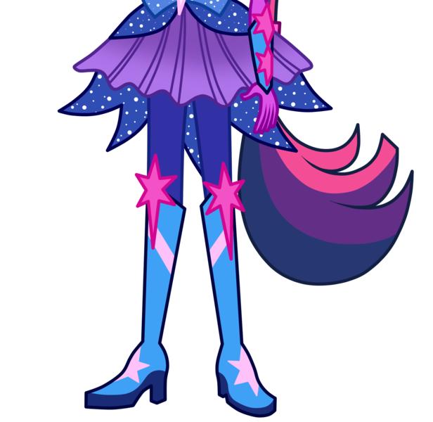Size: 2000x1949 | Tagged: safe, artist:mixiepie, artist:teentitansfan201, derpibooru import, edit, vector edit, sci-twi, twilight sparkle, equestria girls, legend of everfree, boots, cropped, crystal guardian, high heel boots, image, legs, png, ponytail, simple background, solo, sparkles, super ponied up, transparent background, vector