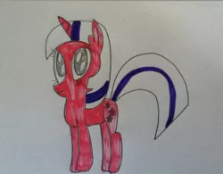 Size: 908x710 | Tagged: safe, artist:danishtreats, derpibooru import, twilight sparkle, pony, unicorn, g1, g1 to g4, generation leap, looking at you, pencil drawing, solo, traditional art