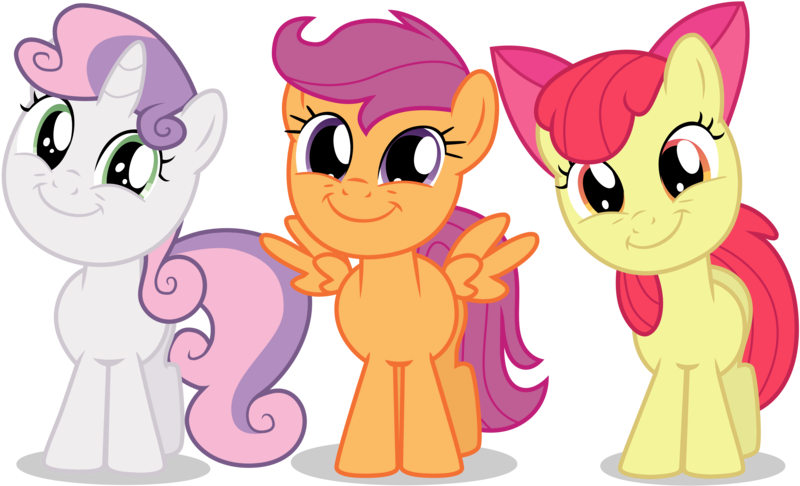 Size: 7440x4520 | Tagged: absurd resolution, adorabloom, apple bloom, artist:tomfraggle, cute, cutealoo, cutie mark crusaders, derpibooru import, diasweetes, safe, scootaloo, simple background, smiling, spread wings, sweetie belle, this will end in tears and/or death and/or covered in tree sap, transparent background, vector