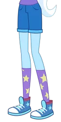 Size: 1500x2999 | Tagged: safe, artist:teentitansfan201, derpibooru import, edit, vector edit, trixie, equestria girls, legend of everfree, clothes, converse, cropped, legs, pictures of legs, shoes, shorts, simple background, socks, solo, transparent background, vector