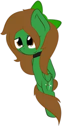 Size: 2000x3975 | Tagged: safe, artist:phinpie, derpibooru import, oc, oc:green, unofficial characters only, pegasus, pony, bipedal, bow, cute, cutie mark, female, mare, rule 63, simple background, solo, transparent background, vector