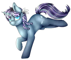 Size: 1877x1589 | Tagged: safe, artist:cloud-drawings, derpibooru import, oc, oc:snowbird, unofficial characters only, pony, unicorn, feather, female, mare, simple background, solo, transparent background