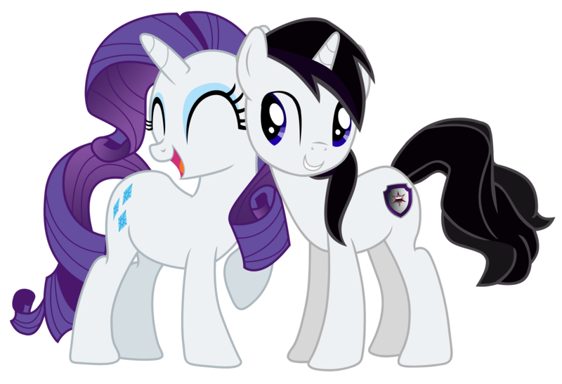 Size: 3768x2573 | Tagged: safe, artist:barrfind, derpibooru import, rarity, oc, oc:barrfind, pony, unicorn, canon x oc, cuddling, female, male, rarifind, shipping, simple background, smiling, snuggling, straight, transparent background, vector