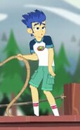Size: 114x184 | Tagged: safe, derpibooru import, screencap, flash sentry, equestria girls, legend of everfree, clothes, shoes, shorts, sneakers, socks, solo