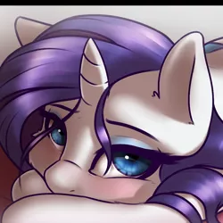 Size: 1044x1044 | Tagged: safe, artist:captainpudgemuffin, derpibooru import, rarity, pony, unicorn, bedroom eyes, captainpudgemuffin is trying to murder us, close-up, cute, looking at you, raribetes, solo, sweet dreams fuel, weapons-grade cute