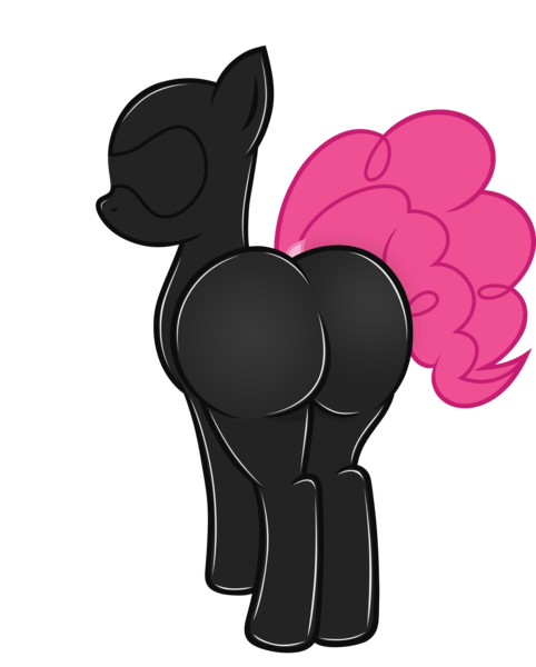 Size: 4820x6000 | Tagged: absurd resolution, artist:animatedjames, artist:slb94, balloonbutt, blindfold, bodysuit, catsuit, derpibooru import, dock, edit, editor:vanchees, female, gimp suit, latex, pinkie pie, plot, sensory deprivation, simple background, solo, solo female, suggestive, the ass was fat, transparent background, vector