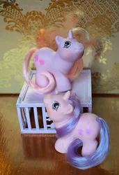 Size: 500x733 | Tagged: safe, artist:z1ar0, derpibooru import, sniffles, snookums, pony, baby, baby pony, g1, irl, photo, toy