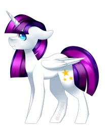 Size: 1024x1236 | Tagged: safe, artist:itsizzybel, derpibooru import, oc, oc:twily star, unofficial characters only, alicorn, pony, alicorn oc, blue eyes, commission, cute, female, looking at you, mare, simple background, solo, transparent background