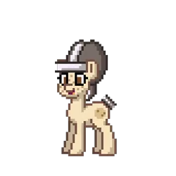 Size: 320x320 | Tagged: artist:dsp2003, derpibooru import, female, food, food pony, oc, oc:dunkie, original species, pixel art, pony town, safe, simple background, solo, transparent background, unofficial characters only
