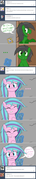 Size: 1280x6302 | Tagged: absurd resolution, artist:hummingway, ask-humming-way, derpibooru import, dialogue, oc, oc:feather hummingway, oc:swirly shells, safe, speech bubble, tumblr, tumblr comic, unofficial characters only